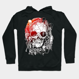 Human skulls Hoodie